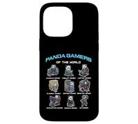 Carcasa para iPhone 14 Pro MAX Panda Gamers of The World Diverse Gamer Panda Graphic