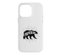 Carcasa para iPhone 14 Pro MAX Papa Bear Vintage Sunburst Dad Daddy Papo Fathers Day