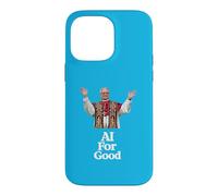 Carcasa para iPhone 14 Pro MAX Papa León XIV AI para el Bien - MAGNIFICA HUMANITAS