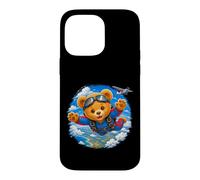 Carcasa para iPhone 14 Pro MAX Paracaidismo Lindo Oso De Peluche Valiente Aventura Formas
