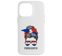 Carcasa para iPhone 14 Pro MAX Paraguayan Paraguaya Girl Paraguayan Heritage Paraguay Flag