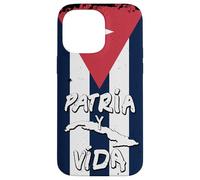 Carcasa para iPhone 14 Pro MAX Patria y Vida Cuban Flag Cuba Cuban Roots Black