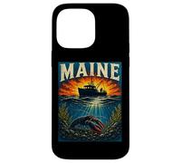 Carcasa para iPhone 14 Pro MAX Patrimonio costero del Barco Langosta de Maine