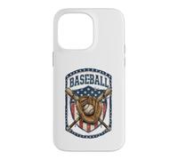 Carcasa para iPhone 14 Pro MAX Patriotic Baseball Glove USA Flag Vintage Graphic
