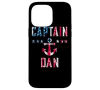 Carcasa para iPhone 14 Pro MAX Patriótico Capitán Dan Vintage Bandera de Estados Unidos 4 de Julio