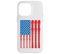 Carcasa para iPhone 14 Pro MAX Patriótico EE.UU. Flautista Flauta Maestro Aerófono