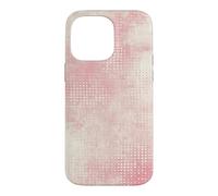 Carcasa para iPhone 14 Pro MAX Patrón Retro Vintage Rosa y Crema Envejecido