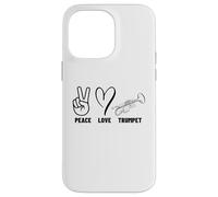 Carcasa para iPhone 14 Pro MAX Paz Amor Trompeta Orgulloso Hombres Mujeres Trompetista