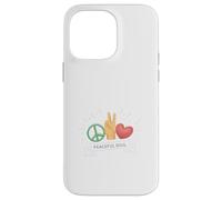 Carcasa para iPhone 14 Pro MAX Peaceful Soul Peace Sign Hand Gesture Love Graphic Nature