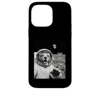 Carcasa para iPhone 14 Pro MAX Perro Astronauta Selfie En La Luna Amante De Los Perros