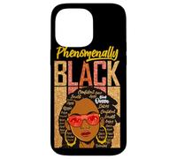 Carcasa para iPhone 14 Pro MAX Phenomenally Black Girl Magic Melanin Love Mujeres Niñas Mamá