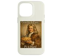 Carcasa para iPhone 14 Pro MAX Pi Day Gravity is Easy Pi es difícil Divertido Newton Science Pun
