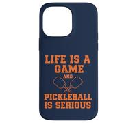Carcasa para iPhone 14 Pro MAX Pickleball Life Is A Game Divertido Jugador de Pádel