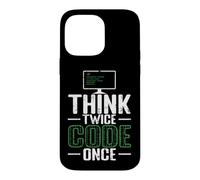 Carcasa para iPhone 14 Pro MAX Piensa Dos Veces código una Vez
