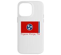 Carcasa para iPhone 14 Pro MAX Pigeon Forge, Recuerdo de la Bandera de Estados Unidos de Tennessee