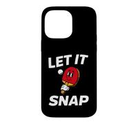 Carcasa para iPhone 14 Pro MAX Ping Pong Table Tennis Let It Snap Retro Paddle