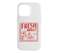 Carcasa para iPhone 14 Pro MAX Pizza Satan Fresh Hell Satan Occult Satanic Lucifer