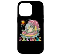 Carcasa para iPhone 14 Pro MAX Pool Babe Lindo Rana Seta Retro Verano Vibes