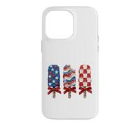Carcasa para iPhone 14 Pro MAX Popsicle Patriotic Stars Stripes USA