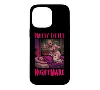 Carcasa para iPhone 14 Pro MAX Pretty Little Nightmare Humor Oscuro Pulp Horror Mujeres Adultas