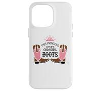 Carcasa para iPhone 14 Pro MAX Princesa Cowgirl Botas Western Country Rodeo Girl