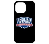 Carcasa para iPhone 14 Pro MAX Profesor de inglés Porque los Profesores de matemáticas Necesitan héroes Demasiado Divertidos