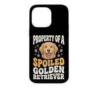 Carcasa para iPhone 14 Pro MAX Property of A Spoiled Golden Retriever