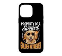 Carcasa para iPhone 14 Pro MAX Property of A Spoiled Golden Retriever