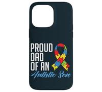 Carcasa para iPhone 14 Pro MAX Proud Dad of An Autistic Son - Autism Awareness Padre Hijo