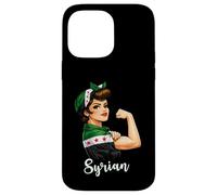 Carcasa para iPhone 14 Pro MAX Proud Strong Syrian Girl Woman Girlfriend New Syria Flag