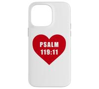 Carcasa para iPhone 14 Pro MAX Psalm 119:11 - Thy Word Have I Hid in Mine Heart Reference
