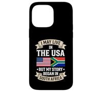 Carcasa para iPhone 14 Pro MAX Puede Que Viva en Estados Unidos, Pero mi Historia comenzó en Sudáfrica