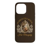 Carcasa para iPhone 14 Pro MAX Purrfectly Royal Meowjesty Retrato de Gato rococó Barroco Divertido