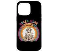 Carcasa para iPhone 14 Pro MAX Queer, Aquí y Bookish