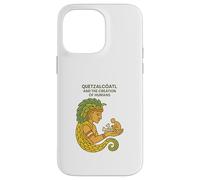 Carcasa para iPhone 14 Pro MAX Quetzalcóatl y la creación de los Seres Humanos Mitología Azteca