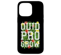 Carcasa para iPhone 14 Pro MAX Quid Pro Grow Gardener - Flores de jardín con Texto Floral