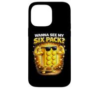Carcasa para iPhone 14 Pro MAX ¿Quieres Ver mi Six Pack Bricks Lover Master Builder Divertido?