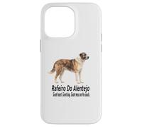 Carcasa para iPhone 14 Pro MAX Rafeiro Do Alentejo Perro Gigante Corazón Gigante Perro Divertido Mascota