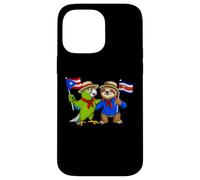 Carcasa para iPhone 14 Pro MAX Raíces Puertorriqueñas-Costarricenses Bandera Puerto Rico