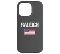 Carcasa para iPhone 14 Pro MAX Raleigh Carolina Norte USA Bandera Estados Unidos América