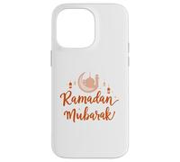 Carcasa para iPhone 14 Pro MAX Ramadán Mubarak Feliz Ayuno Luna Creciente Islámico Musulmán