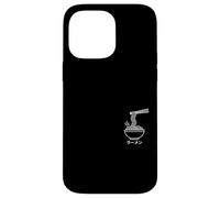 Carcasa para iPhone 14 Pro MAX Ramen Minimal Line Art Comida Japonesa Fideos Bowl Taza Sopa