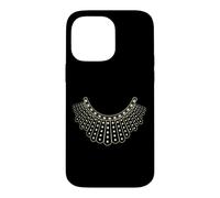 Carcasa para iPhone 14 Pro MAX RBG Ruth Bader Ginsburg Dissent Collar patrón
