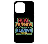 Carcasa para iPhone 14 Pro MAX Real Friends Are Always There Lealtad de conexión -