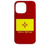 Carcasa para iPhone 14 Pro MAX Recuerdo de la Bandera de Nuevo México de Jemez Springs