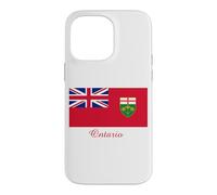 Carcasa para iPhone 14 Pro MAX Recuerdo de la Bandera de Ontario Canadá
