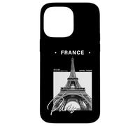 Carcasa para iPhone 14 Pro MAX Recuerdo Minimalista de Viaje de la Torre Eiffel de París