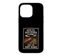 Carcasa para iPhone 14 Pro MAX Red River Flows Take The Dirt Road Humor Adulto