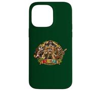 Carcasa para iPhone 14 Pro MAX Reggae música Capybara Island Shiba-Inu y Mono como Banda