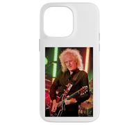 Carcasa para iPhone 14 Pro MAX Reina & Adam Lambert Brian May Guitarrista por Dick Barnatt
